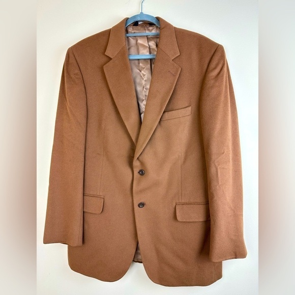 Jos. A. Bank Other - Jos A Bank 100% Cashmere Brown Suit Jacket career Blazer
